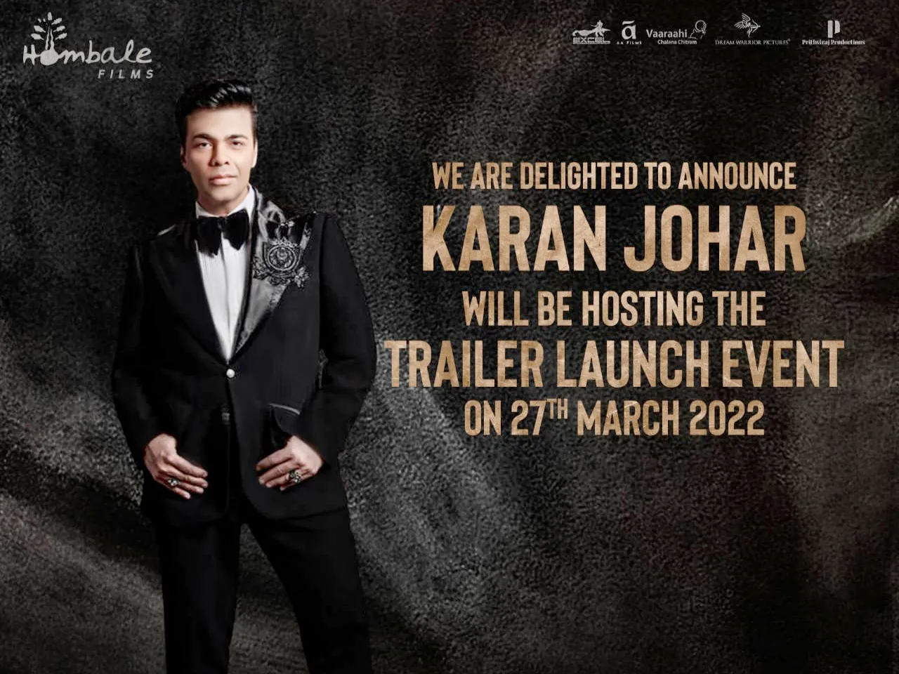 Karan Johar to host the grand trailer launch event of ‘KGF: Chapter 2’ in Bengaluru!