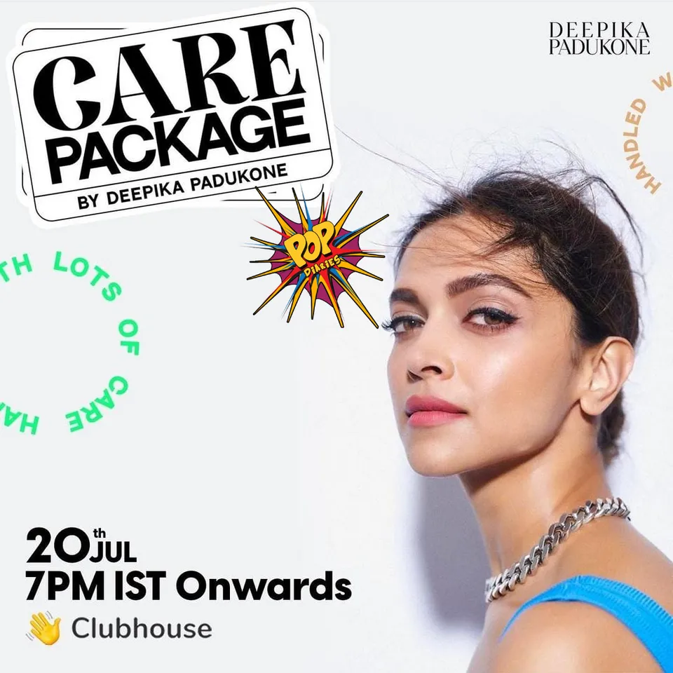 <em>Deepika Padukone launches ‘Care Package’ on Clubhouse; World's First Audio Festival That Cares</em>