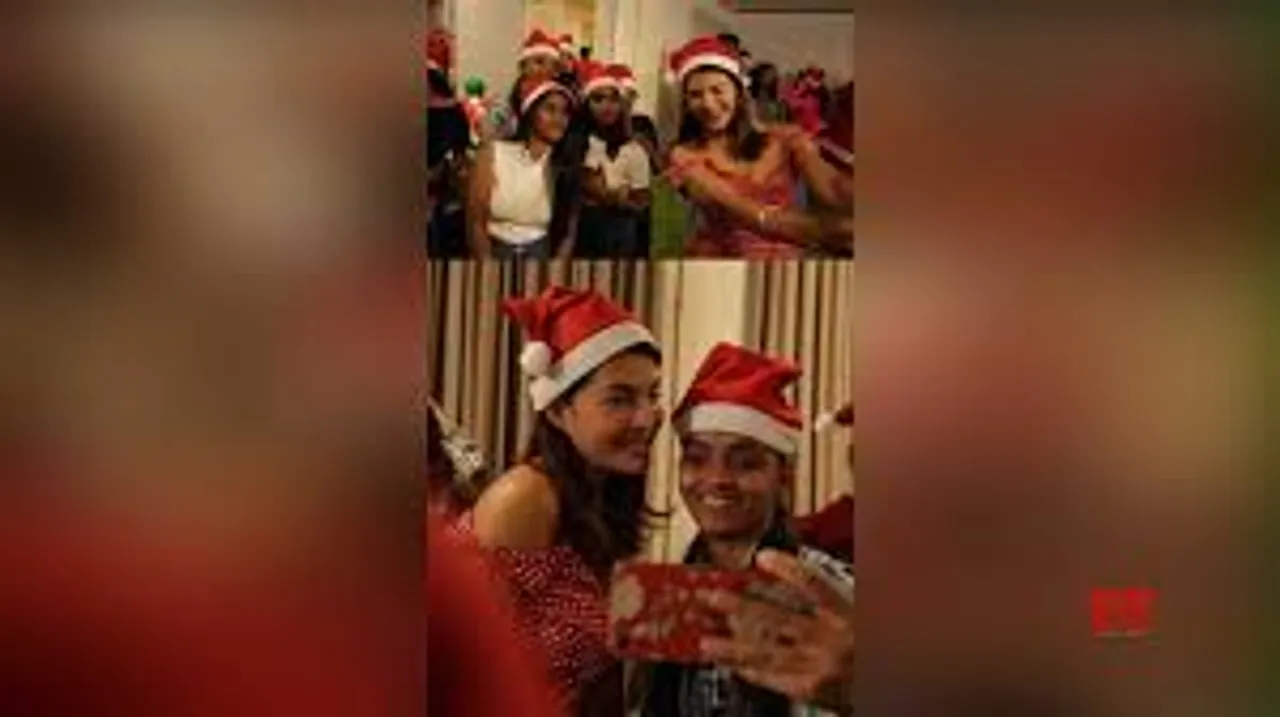 Jacqueline Fernandes spreads Christmas cheer with NGO and Children's homes!