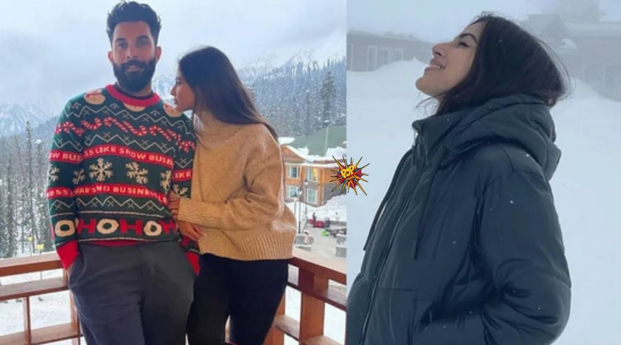 Mouni Roy and Suraj Nambiar are enjoying their honeymoon in Kashmir.