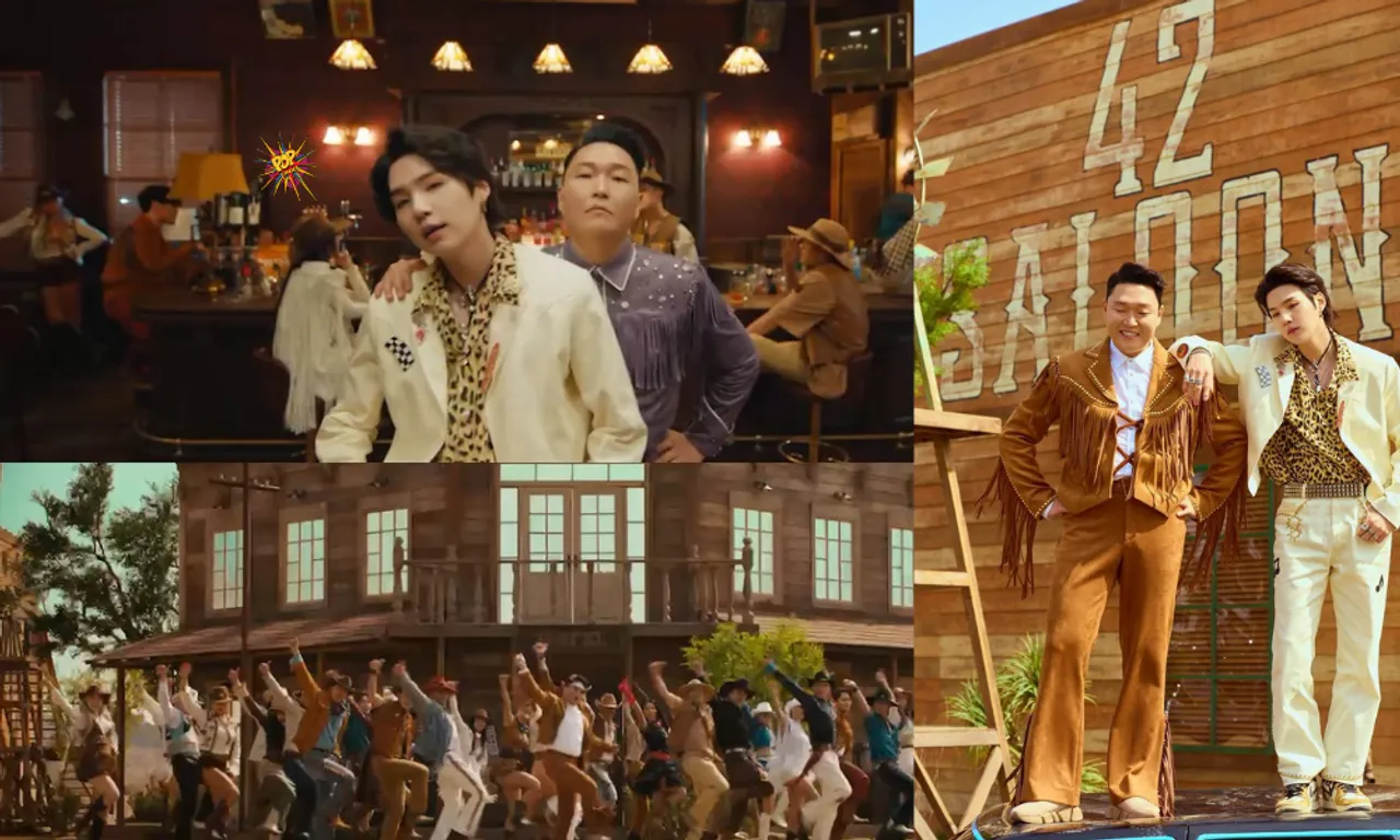 PSY X BTS Suga Give Us Collab Of The Century (2022) In That That With Sexy Hard-core Cowboy Vibes And An Overdose Of Energy!