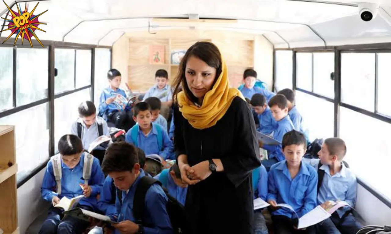 Mobile Library in Kabul is Feeling the hearts of People With Joy :