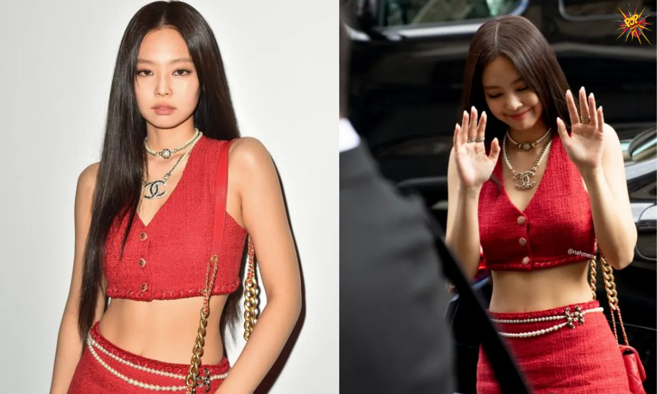 BLACKPINK's Jennie Looked Ravishing in Red at Channel SS/22 Collection Show in PFW