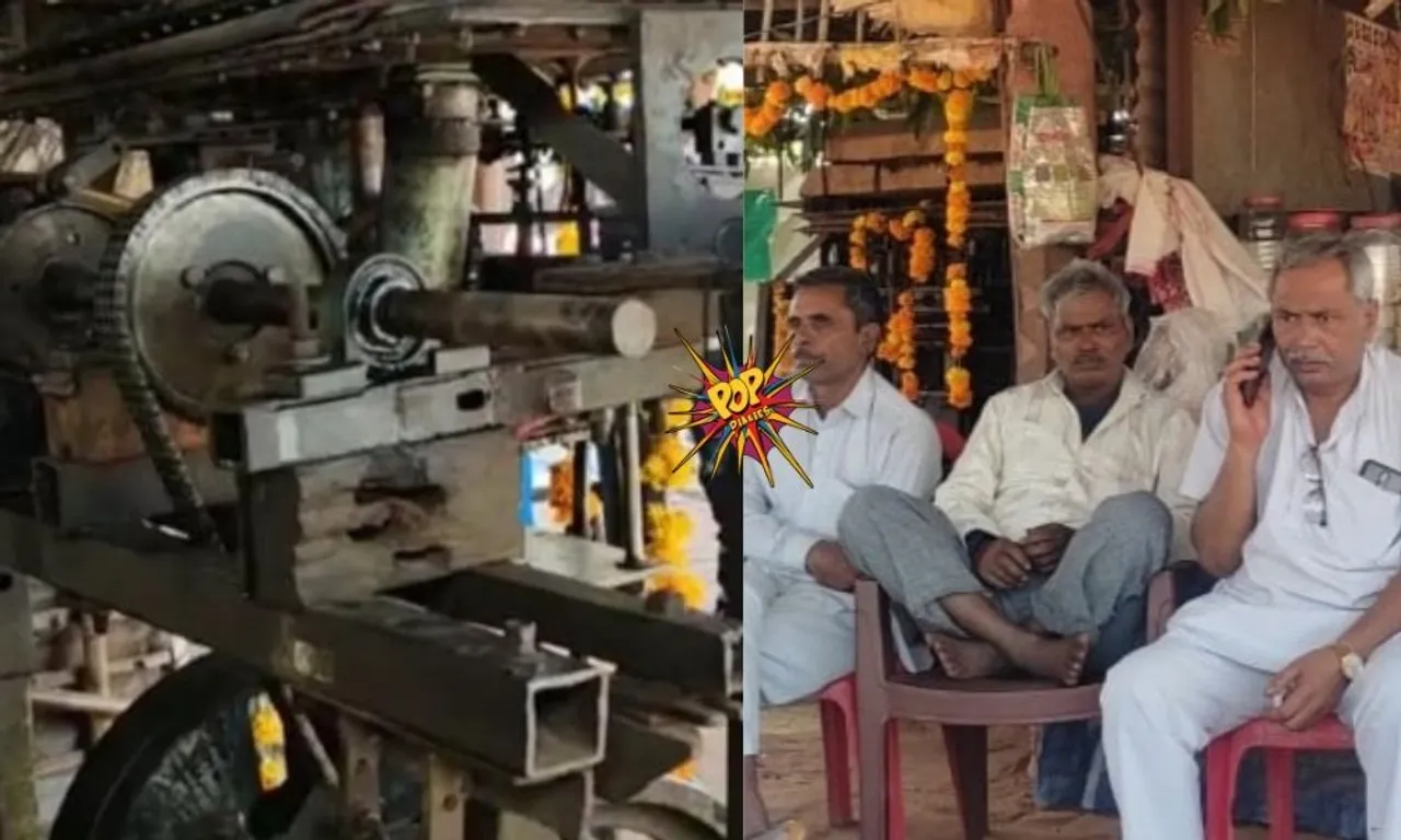 Agra:The Tea Seller Triloki invents engine, works on Wind; Have a look on it!