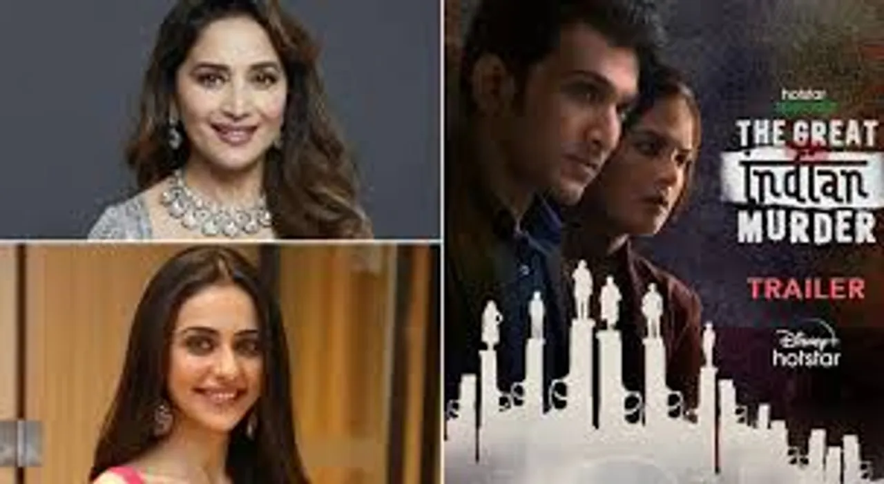 Madhuri Dixit, Rakul Preet Singh, Hansal Mehta, and many other B-Town stars give a thumbs up to the trailer of The Great India Murder called it a sizzling murder mystery