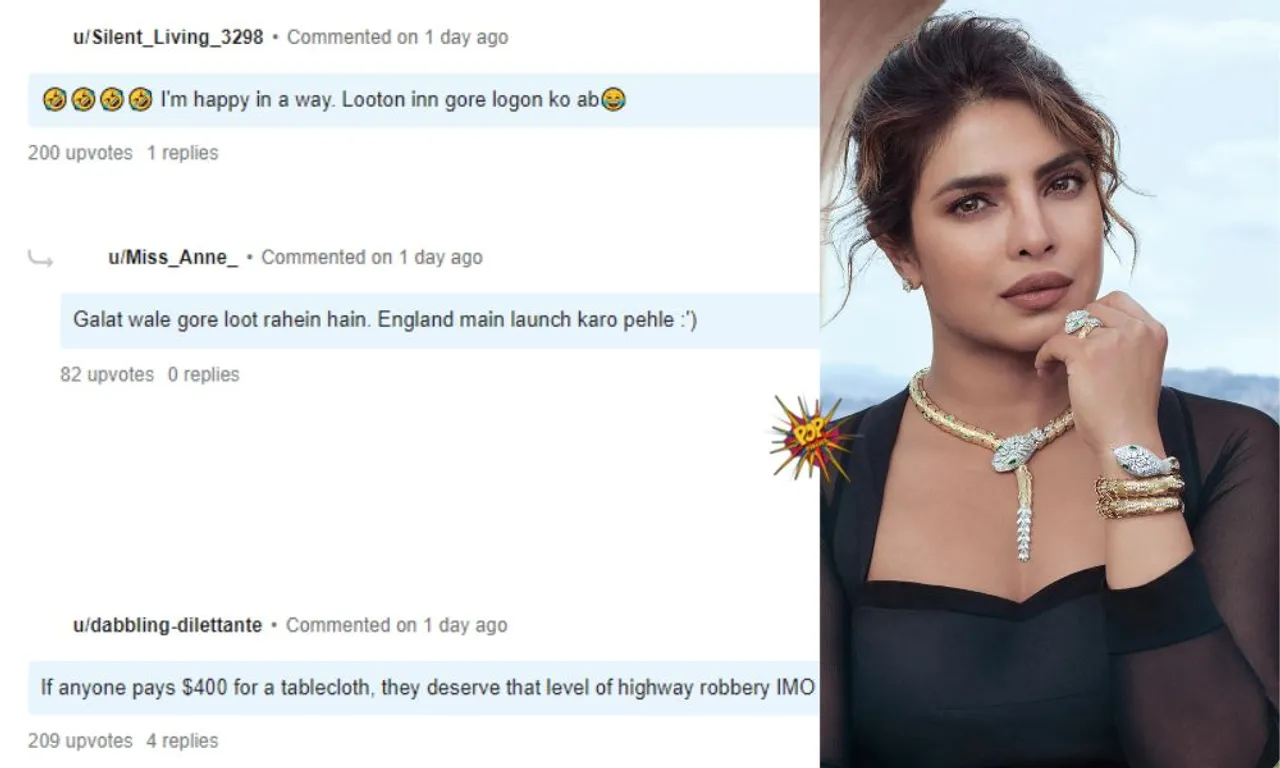 Priyanka Chopra's Homeware Brand 'Sona Home' Ridiculously Trolled; Tablecloth Costs Rs 30,600￼