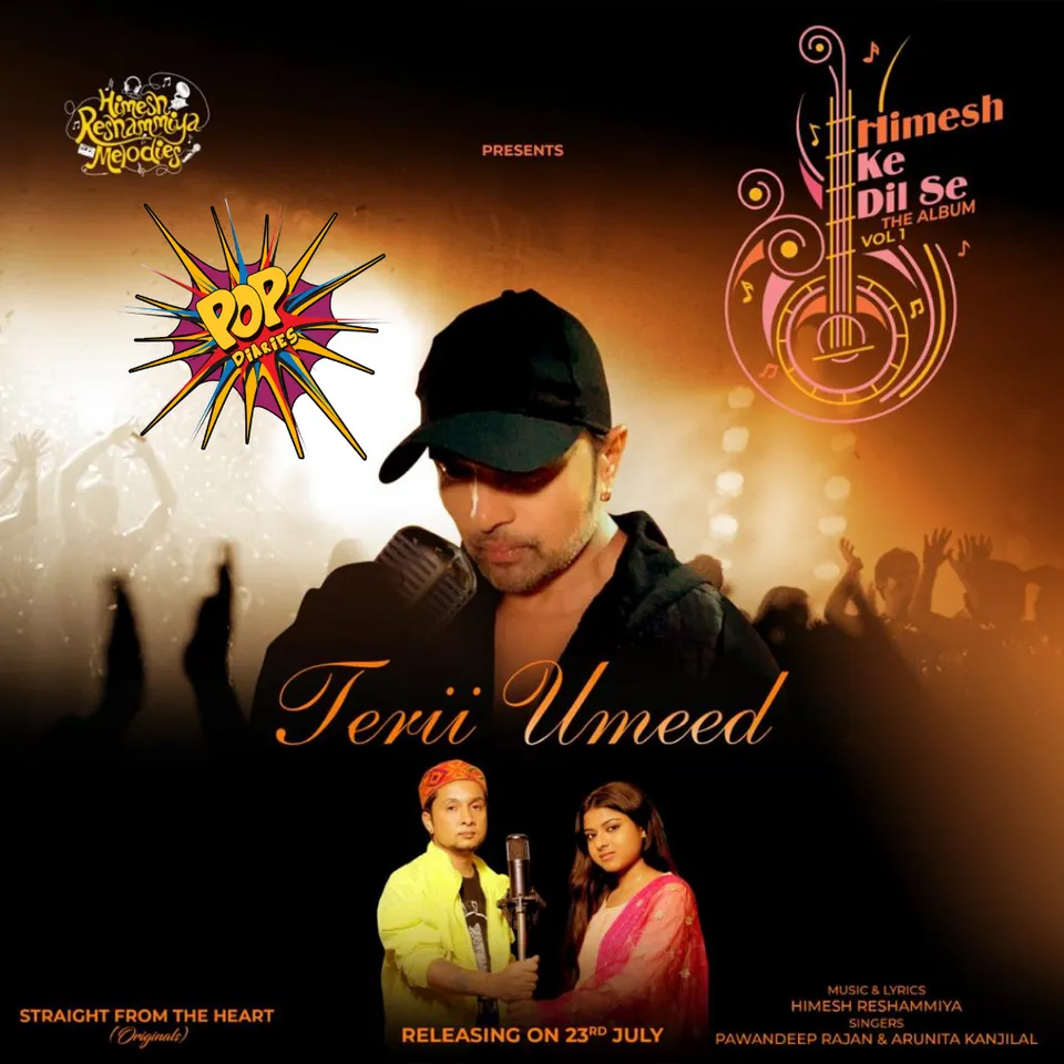 <em>Rockstar Himesh Reshammiya is on a roll ! After 4 back to back blockbusters, the musical genius on his birthday will release Terii Umeed, from the album Himesh Ke Dil se sung by super talents Pawandeep and Arunita!</em>