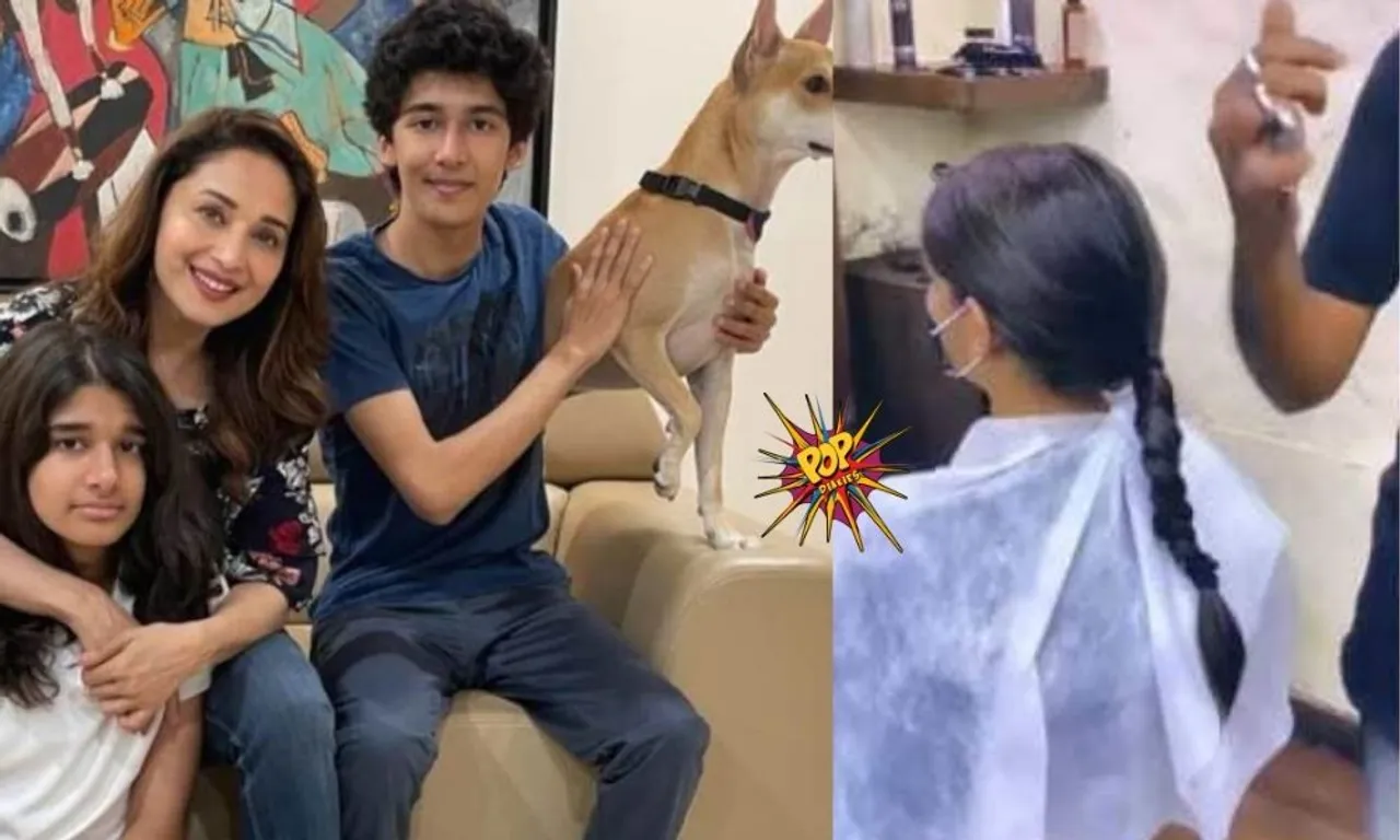 National Cancer Day: Madhuri Dixit son Ryan donates his hairs for Cancer Society; Watch the Video here!