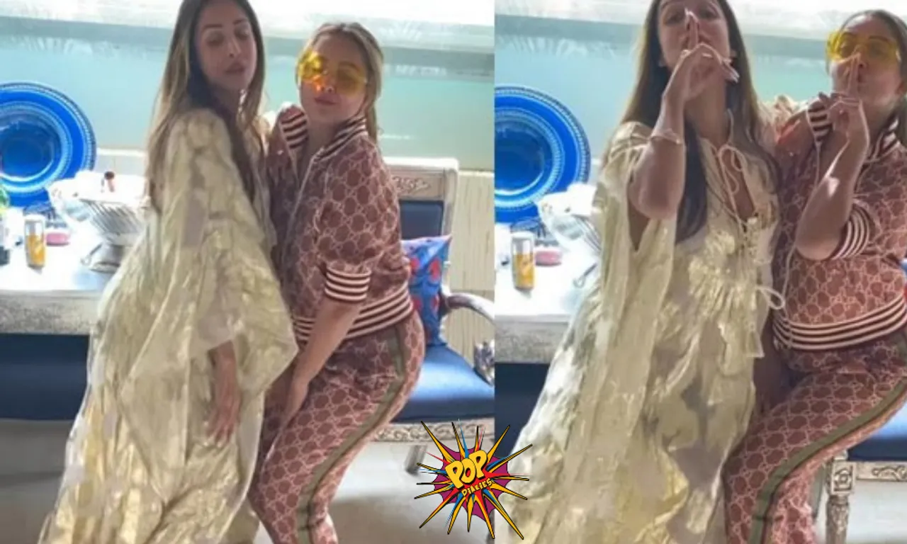 Malaika Arora Nails Viral 'shut up and bend over' Trend With Sister Amrita Arora