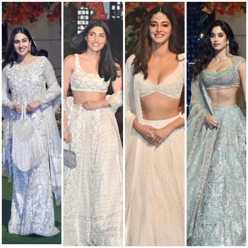 Visions in Indian wear - Jhanvi Kapoor, Alizeh Agnihotri, Khushi Kapoor, Ananya Pandey, Sara Ali Khan, Millennials bring their A Game at the Ambani GolDhana Party !