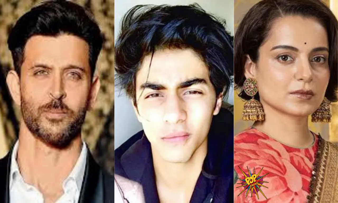 Hrithik Roshan shows his support to Aryan Khan, Kangana Ranaut takes a dig at bollywood, Read To Know More