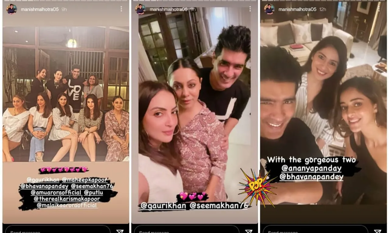 Karisma Kapoor, Gauri Kapoor, Ananya Panday, Malaika Arora attend Manish Malhotra's House Party