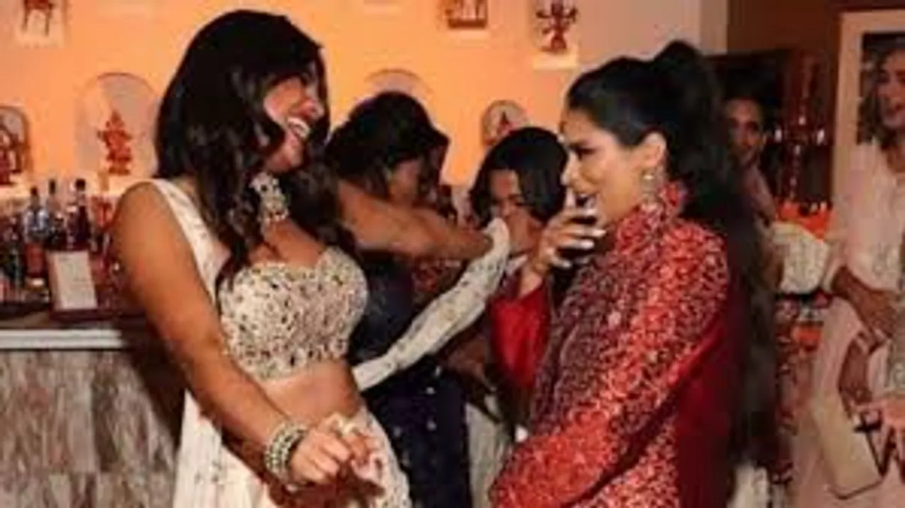 Priyanka Chopra goes 'khaa beta' as Lilly Singh has golgappa shots at her restaurant Sona.