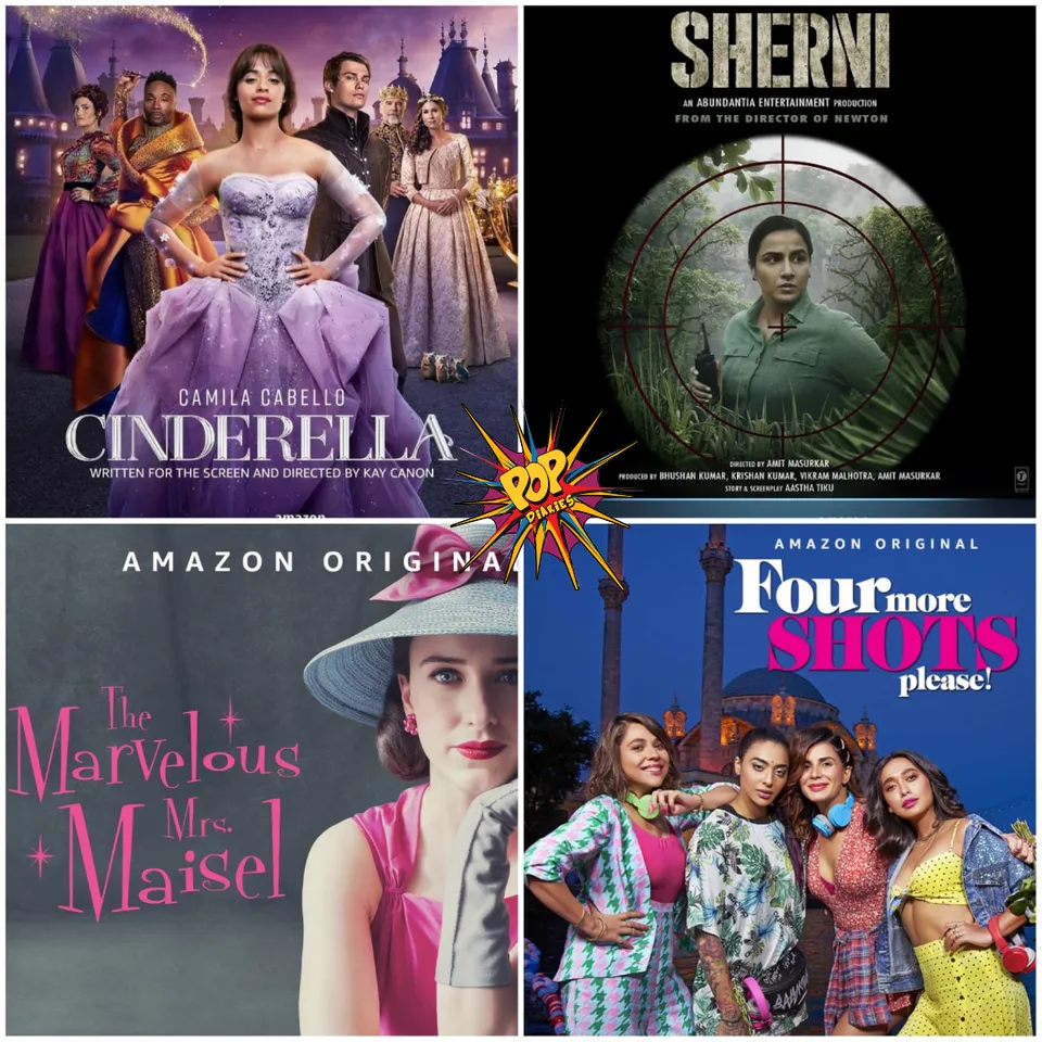<em>‘Cinderella’ to ‘Sherni' - let’s take a look at Amazon Prime Video’s palette that brings us women empowering stories we shouldn’t miss!</em>