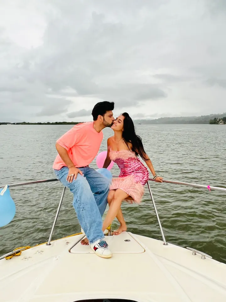 From A Private Yacht to A Fancy Suite Style B'day Party, Karan Kundrra Surely How To Charm His B'day Girl Tejasswi Prakash!