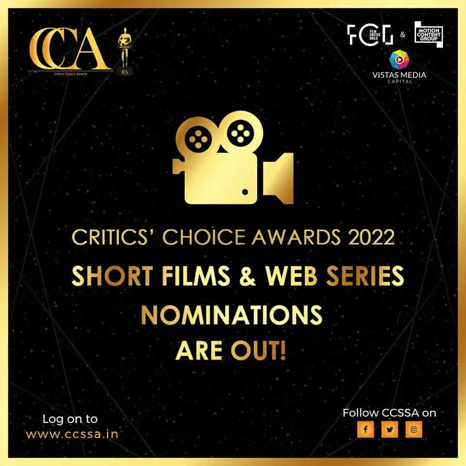 The Critics’ Choice Awards 2022 Announces The Shortlisted Nominees For Series And Short Films