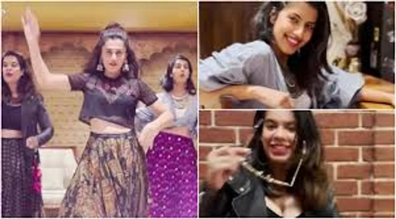 Taapsee Pannu along with her sister shake a leg on ' Ghani Cool Chori ' from ZEE5' s Rashmi Rocket !