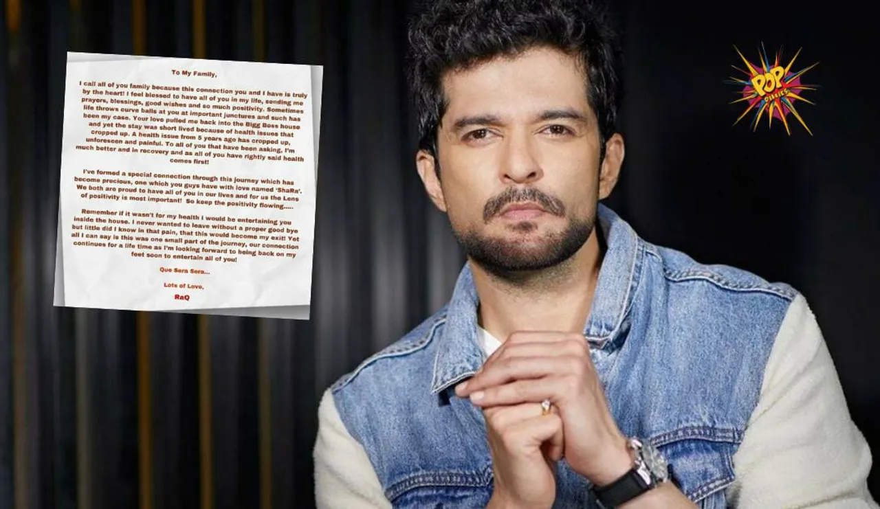 Raqesh Bapat Pens an Open Letter for Fans After Bigg Boss 15 Exit