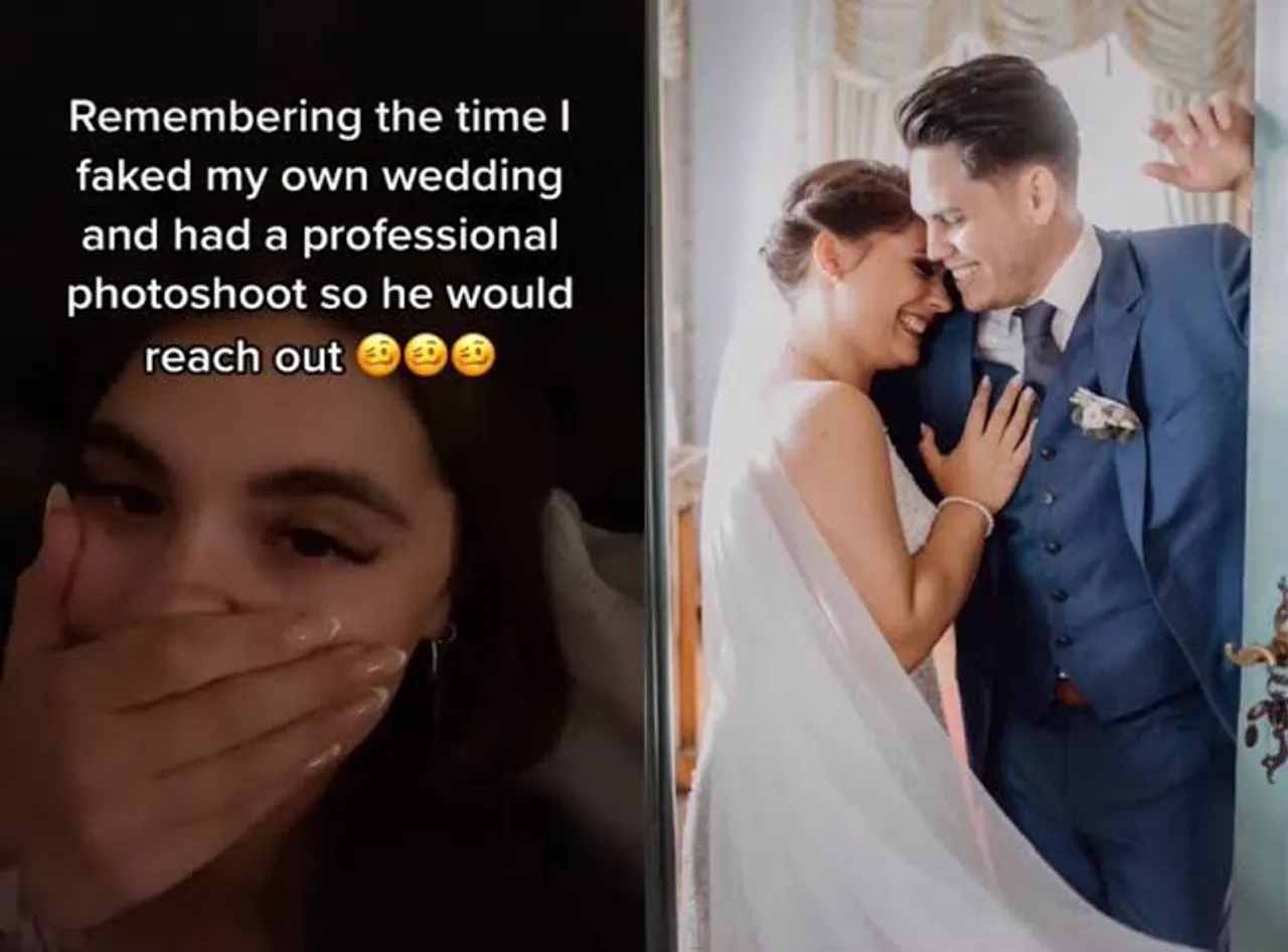 Woman Goes viral on TikTok after faking wedding in elaborate attempt to get her Ex to contact her !