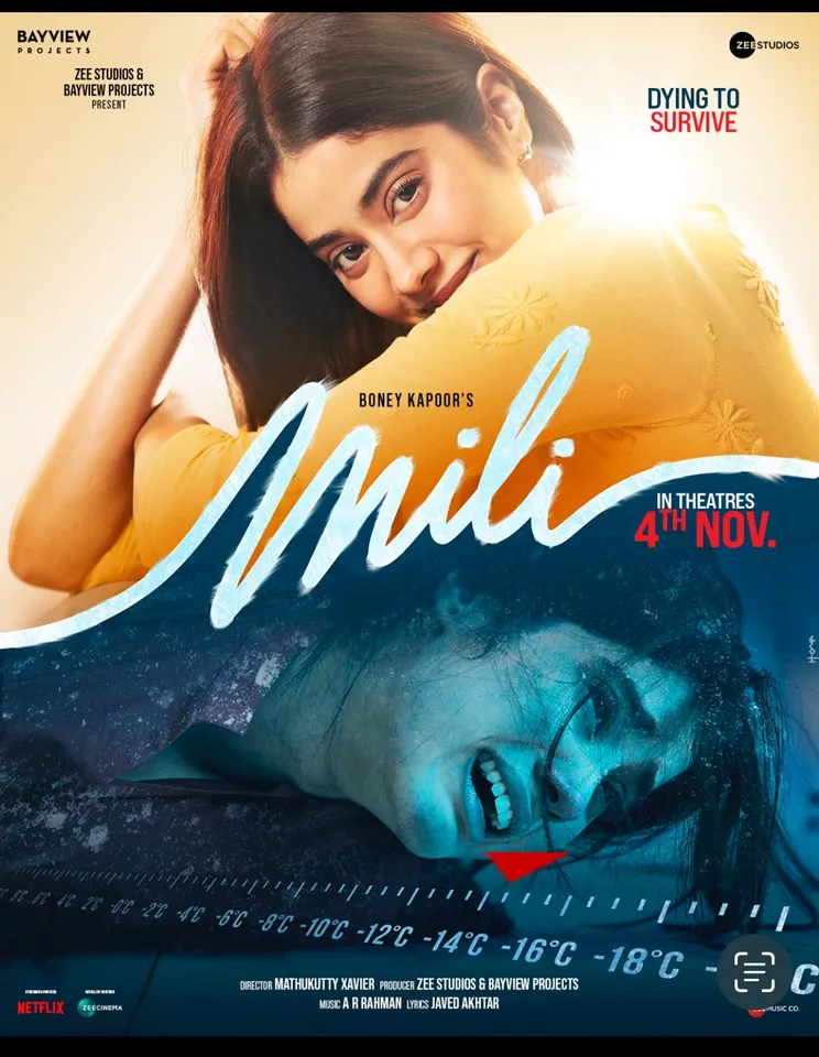 Zee Studios & Boney Kapoor release the teaser of their most anticipated thriller drama Mili, starring Janhvi Kapoor!