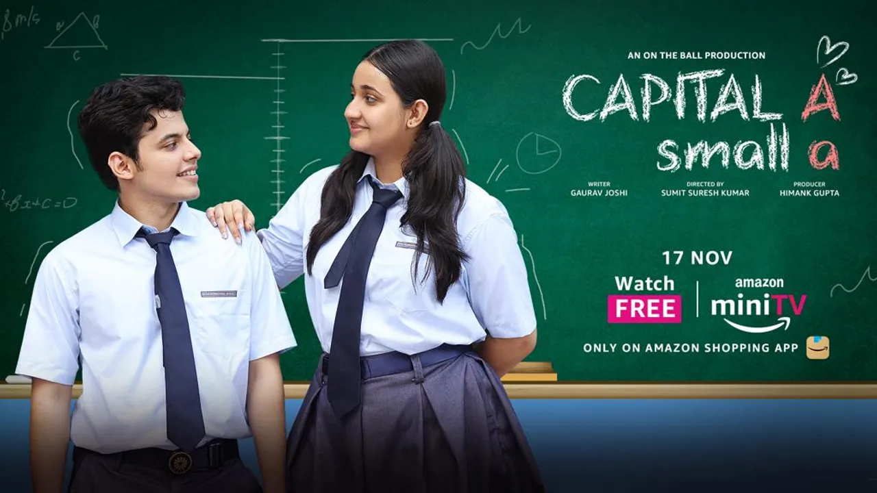 Amazon miniTV announces romantic short film Capital A small a starring Darsheel Safary and Revathi Pillai, which will stream for free on November 17