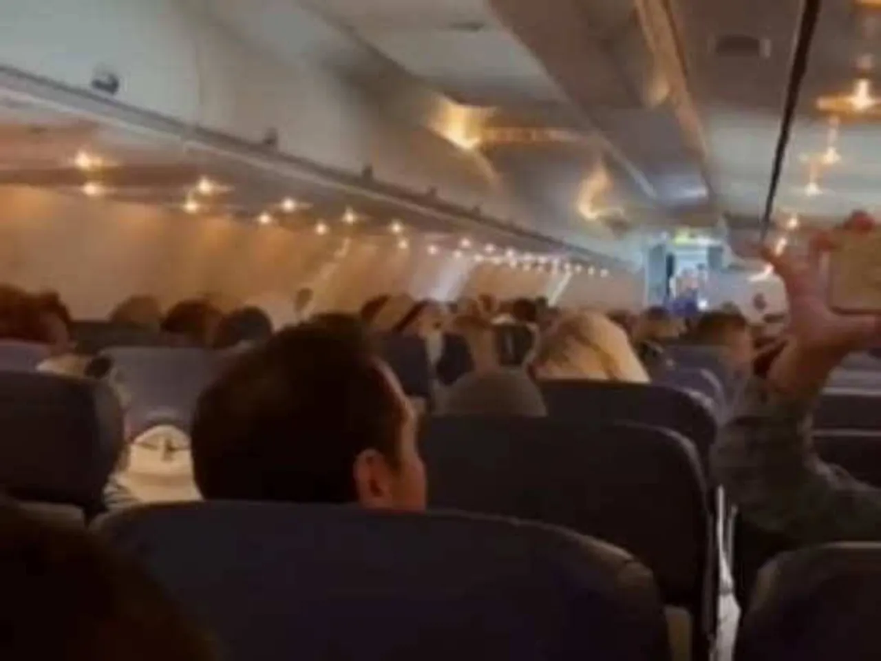 An adorable video is going viral on social media showing a plane full of passengers singing Happy Birthday to a man on his 95th birthday.