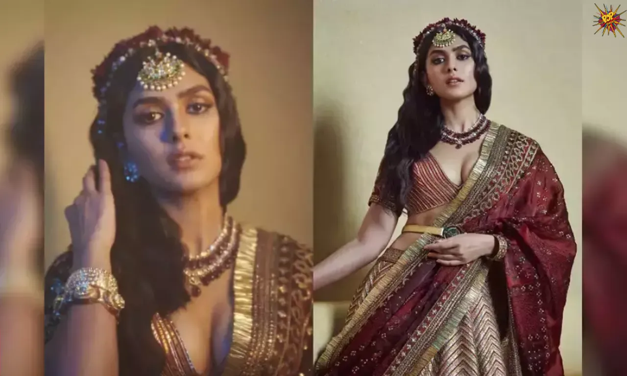 Mrunal Thakur Looks Stunning as she turns Muse for Designer JJ Valaya