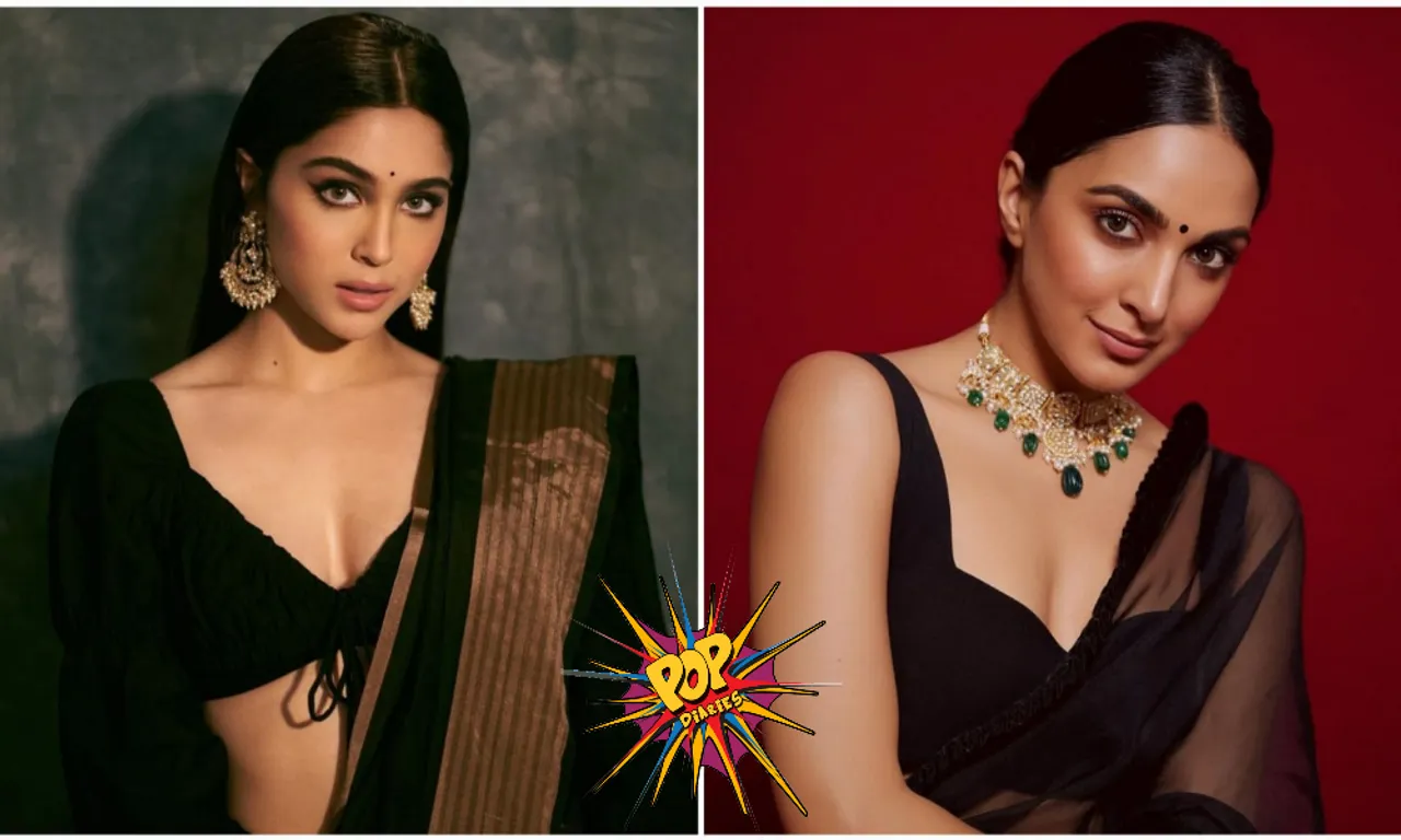 The black saree divas, Kiara Advani and Sharvari Slaying It All!