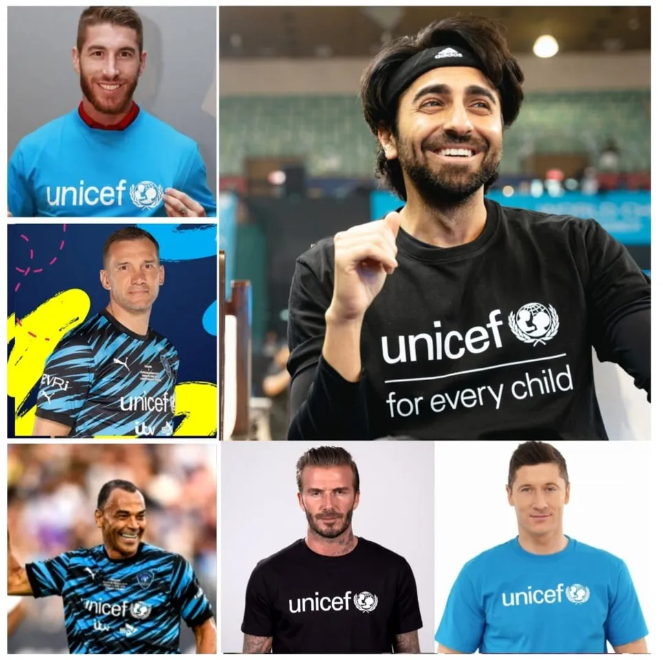 Ayushmann Khurrana joins global icons David Beckham, Robert Lewandowski, Sergio Ramos, Andriy Shevchenko, Cafu to raise awareness on child rights globally!