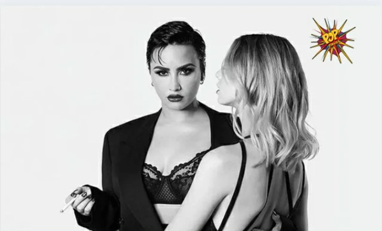Gossip-Bee:  Check out the Steamy and Sensuous poses by Demi Lovato along with Alle Marie Evens for the photo shoot by Tyler Shields