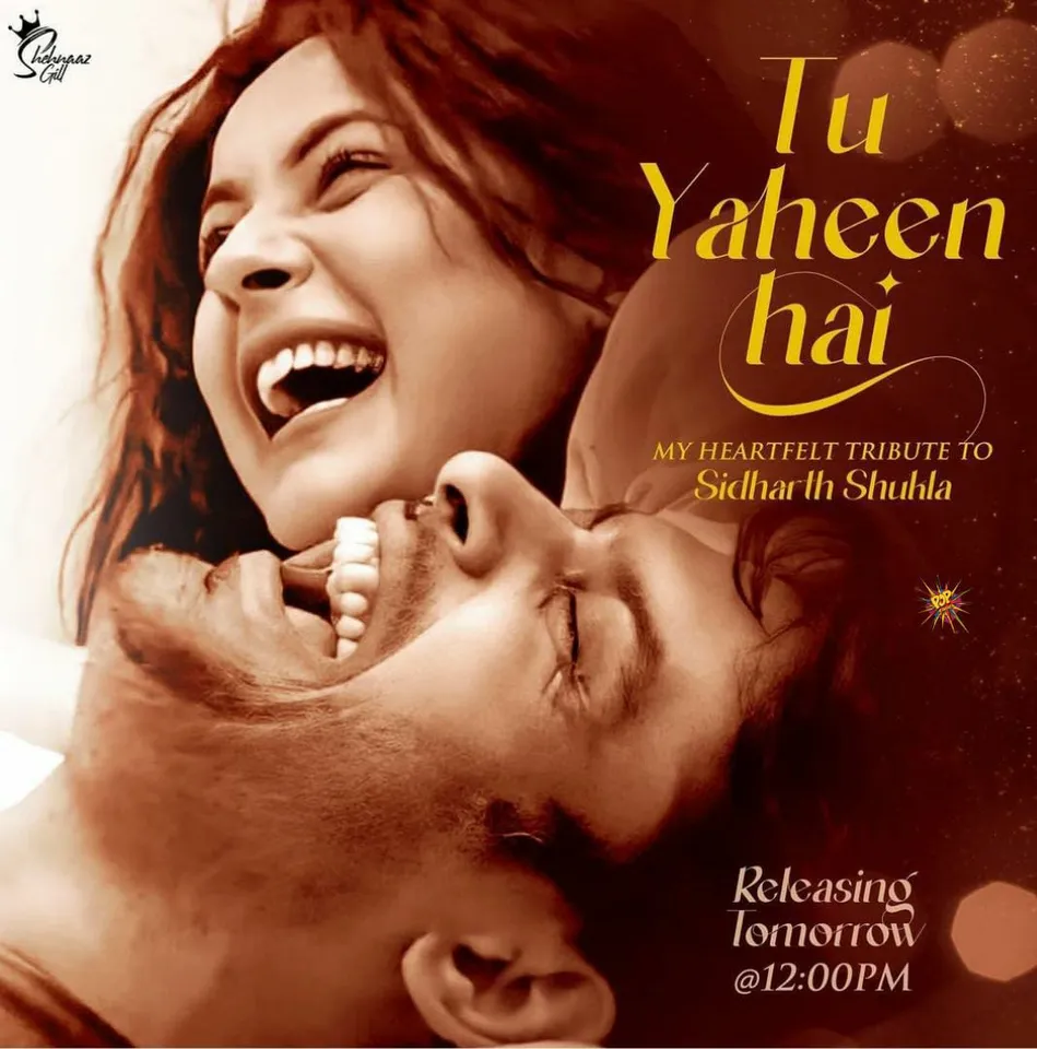 Tu Yaheen Hai: Shehnaaz Gill's tribute to Sidnarth Shukla ranks 2nd trending song globally
