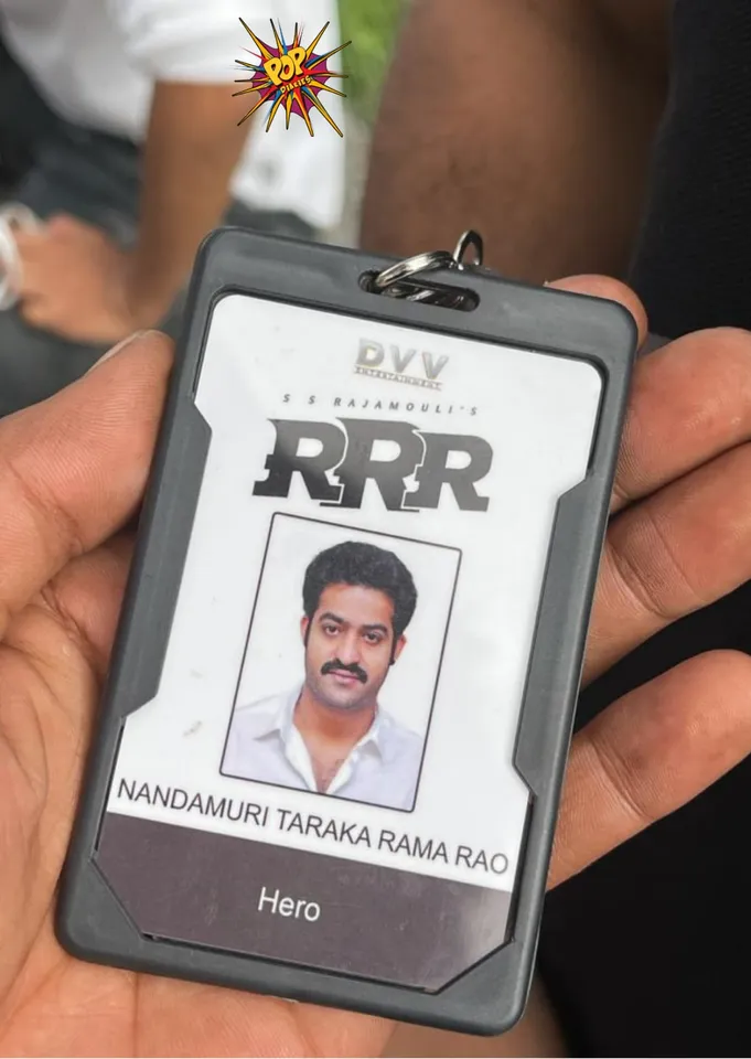 Jr. NTR shares a special first from the sets of S. S. Rajamouli's RRR
