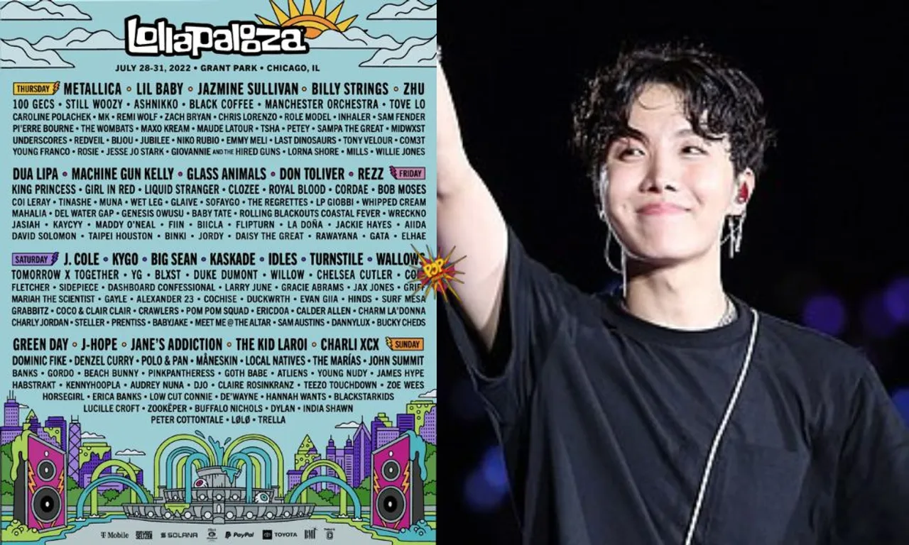 J-HOPE OF BTS AND TOMORROW X TOGETHER TO PERFORM AT LOLLAPALOOZA 2022