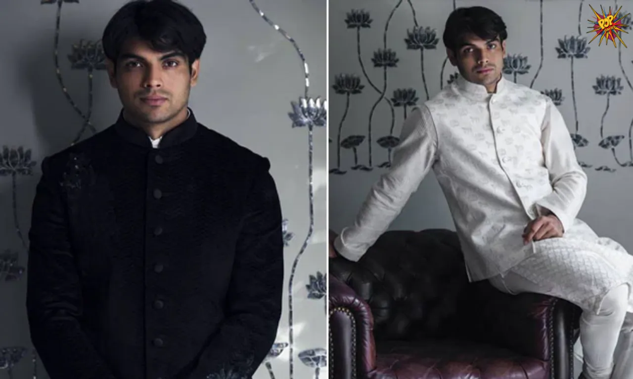 Neeraj Chopra Turns Muse for Designer Rohit Bal