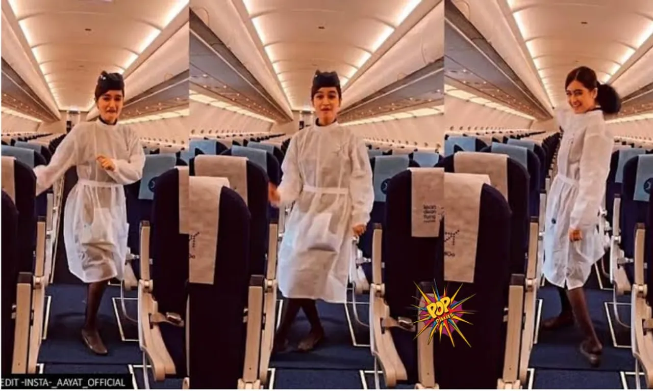 From Sridevi's Navrai Majhi To KiDi's Touch It to Raataan Lambiyan, Air Hostess Go Filmy In Viral Videos! Watch Now:
