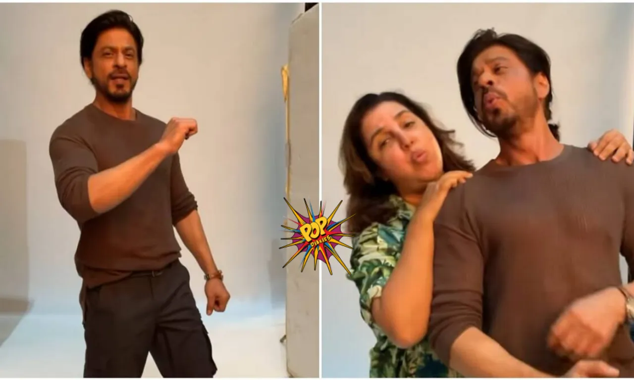 Farah Khan and Shah Rukh Khan groove to 'Main Hoon Na', Watch Video