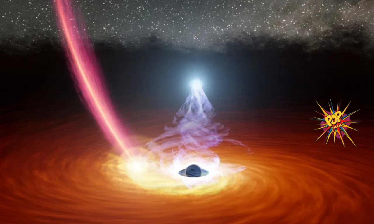 Astronomers spot light from behind a black hole for the first time