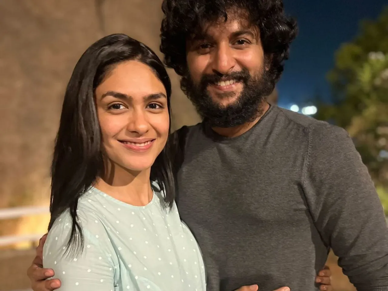 Mrunal Thakur gushes with excitement meeting Nani, the original leading man of Jersey