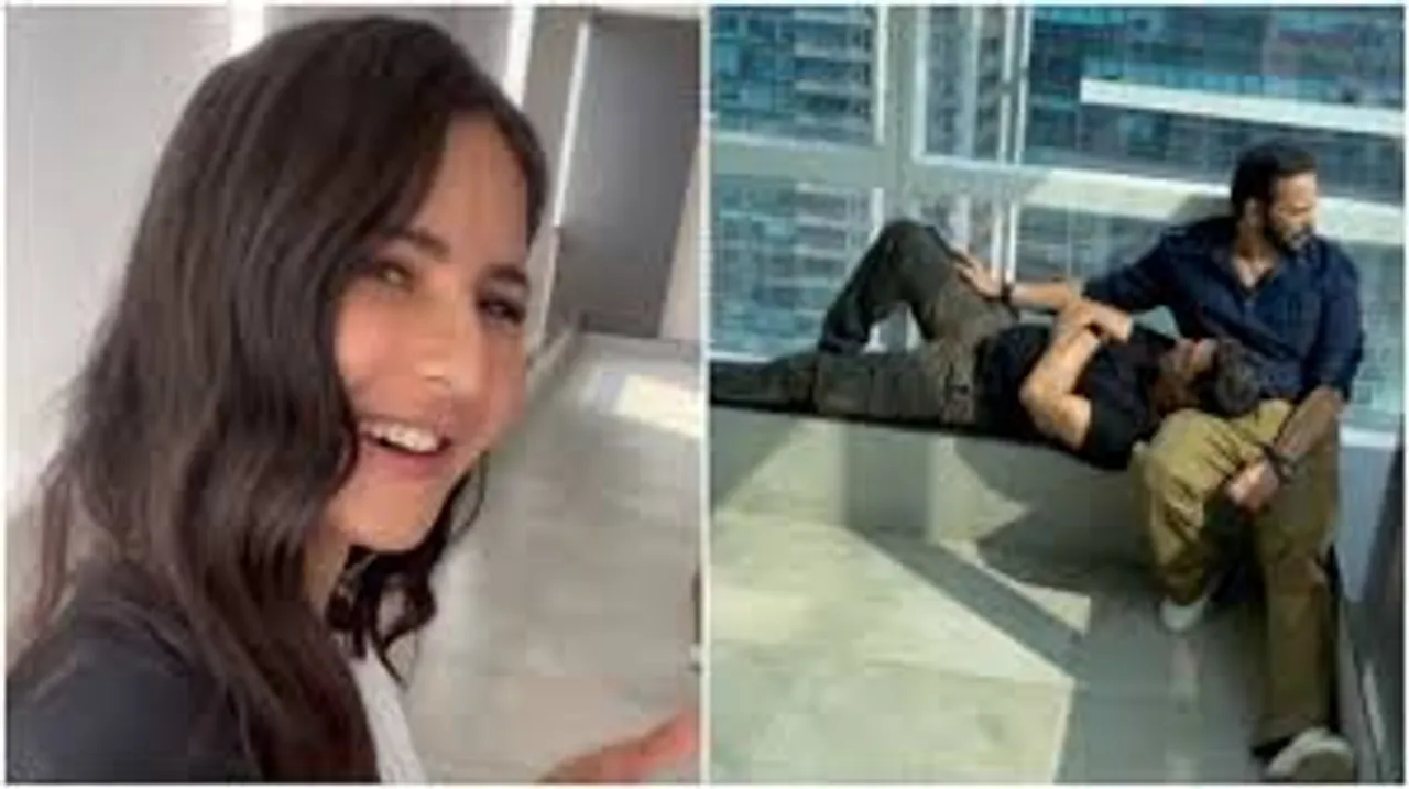 Katrina Kaif records a Lazy Akshay Kumar during Sooryavanshi promotions , he says 'clown like you clearly wants trouble' !