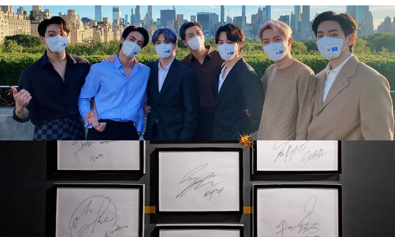BTS’s Autographs Gets Displayed In Korean Cultural Center New York Gallery