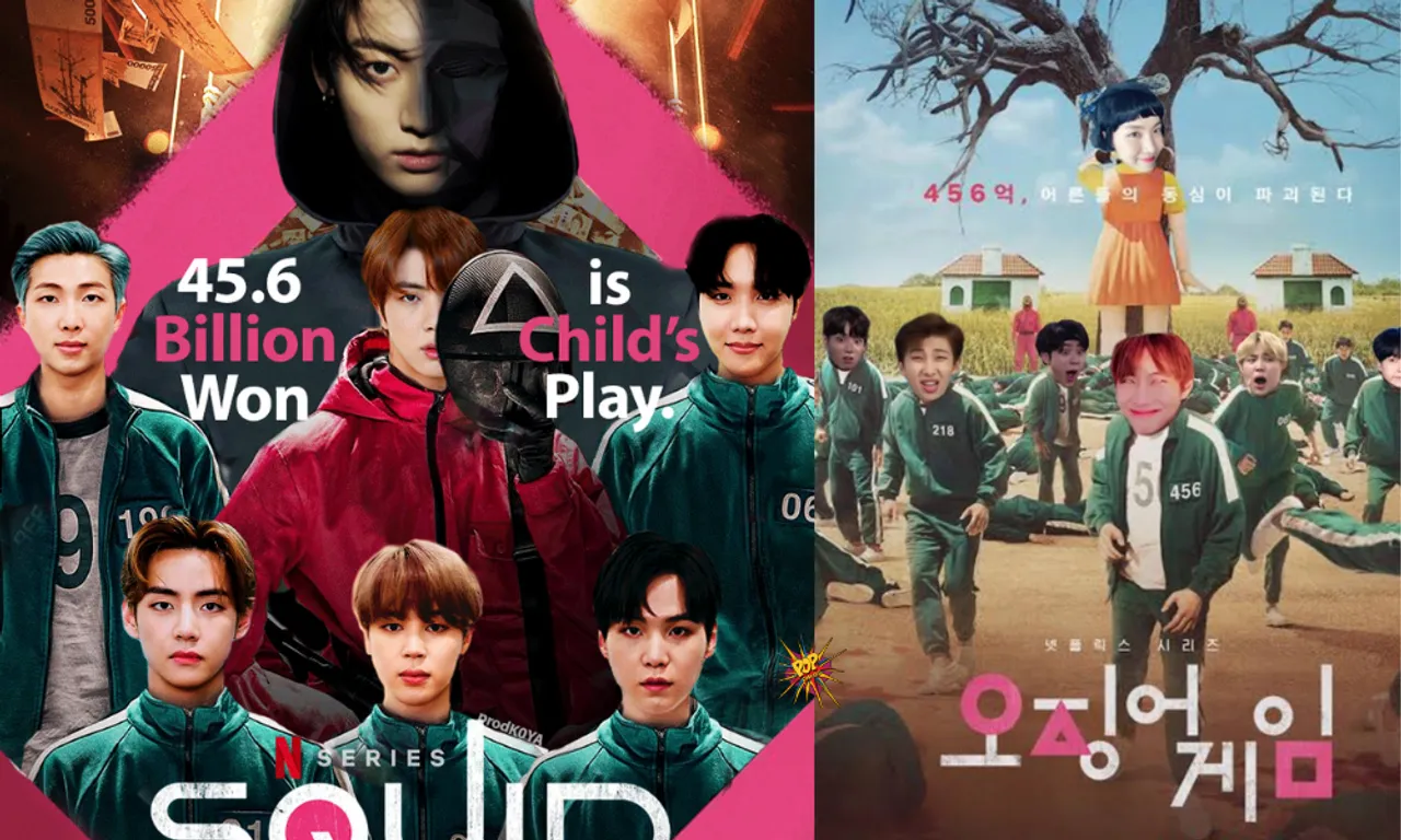 These Arts Created By ARMY's Will Make You Wish For BTS To Be Cast In “Squid Game” Season 2
