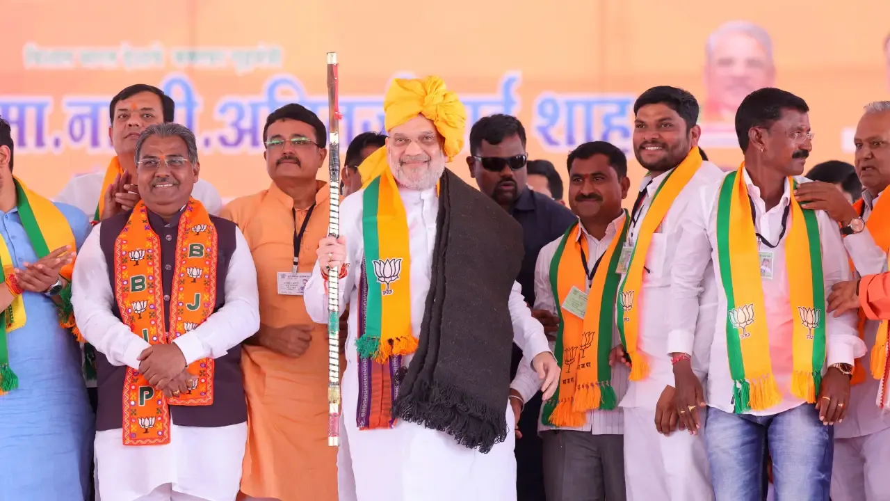 Amit Shah in Maharashtra ahead of elections
