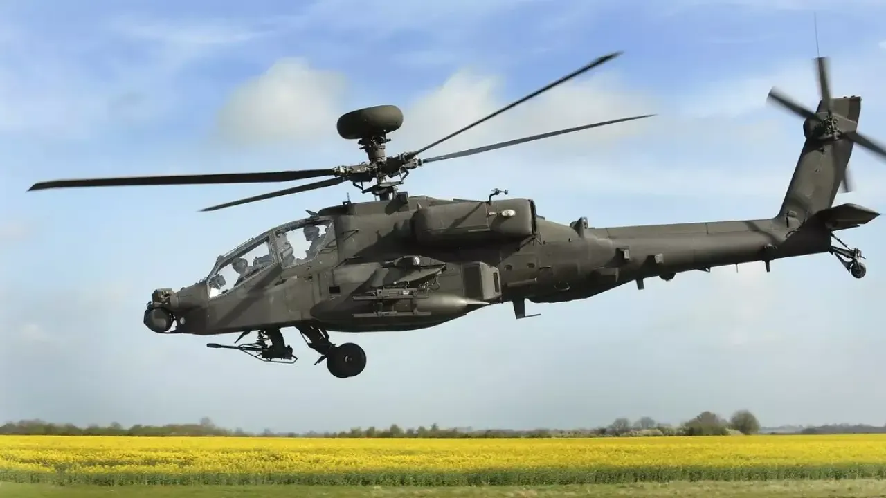 Two soldiers were discovered engaged in sexual activity inside the cockpit of an Apache AH-64 attack helicopter during routine maintenance at the Otterburn range in Northumberland