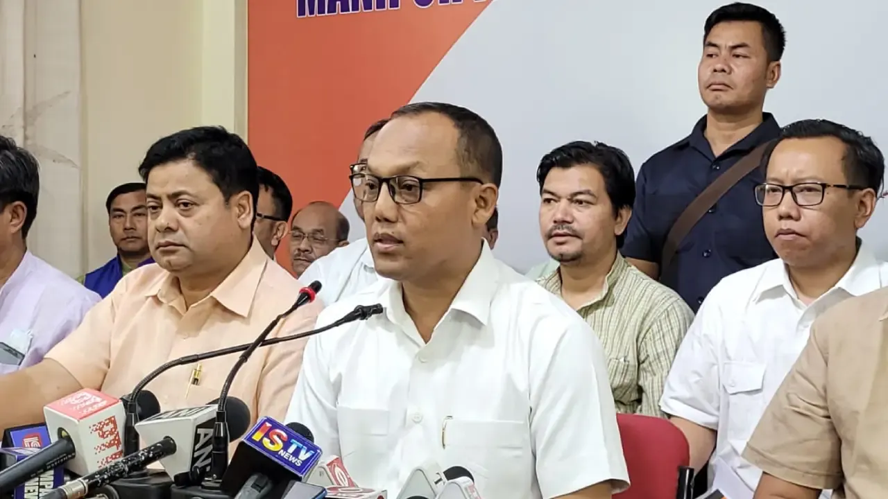 Manipur Congress president Keisham Meghachandra