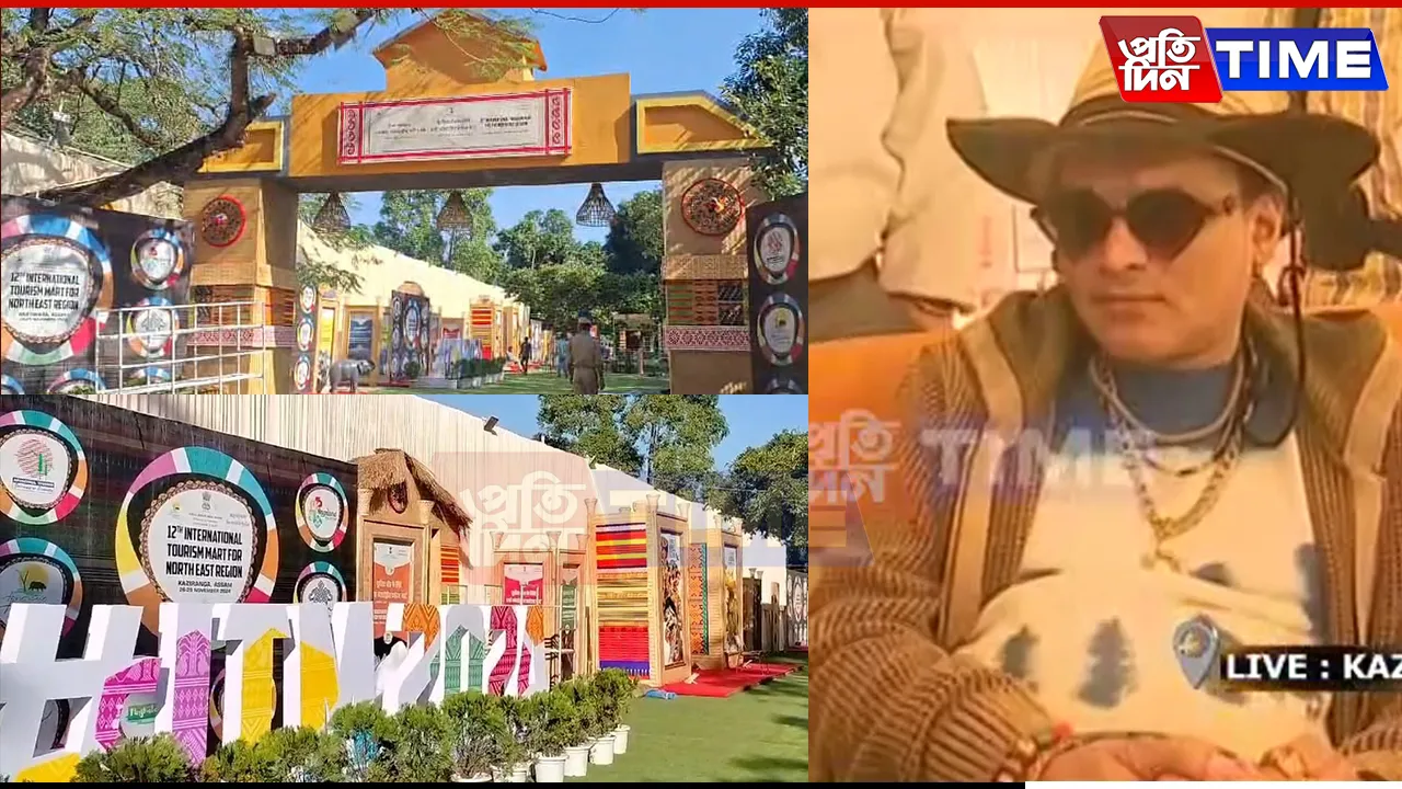 Zubeen Garg Graces the 12th International Tourism Mart in Kaziranga
