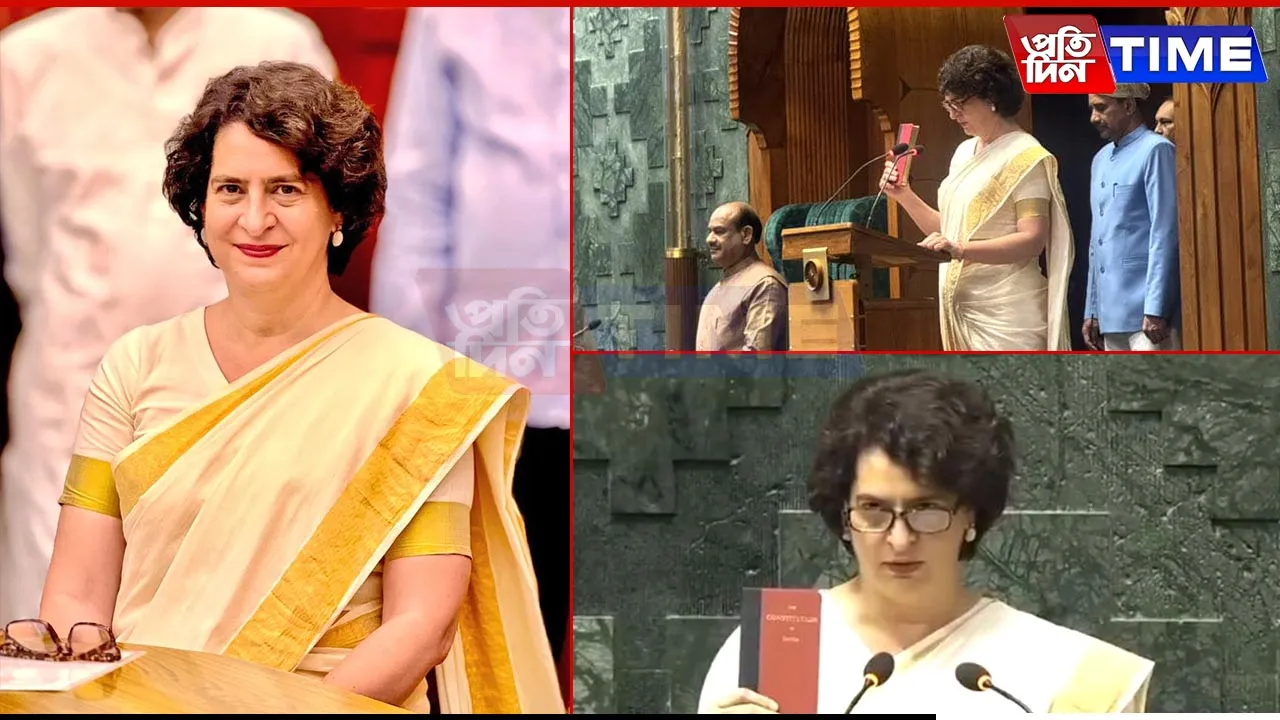 Priyanka Gandhi Takes Oath, BJP’s Amit Malviya Called Her ‘New Muslim League MP’