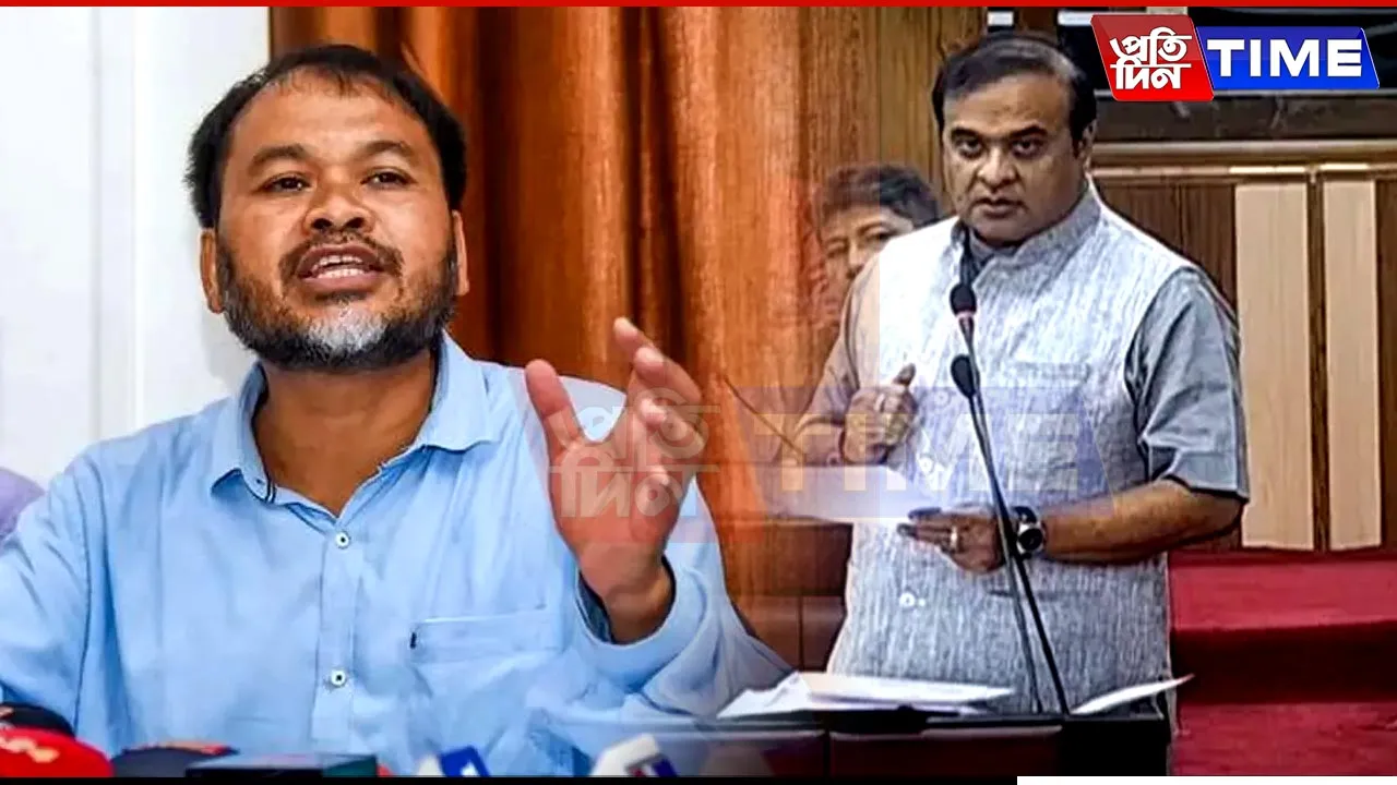 Akhil Gogoi Challenges CM Sarma, Demands Probe Into Wife’s Appointment