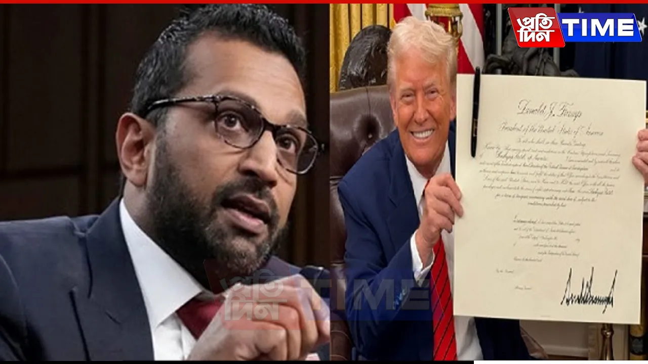 Trump Signs Commission Confirming Kash Patel as Ninth FBI Director