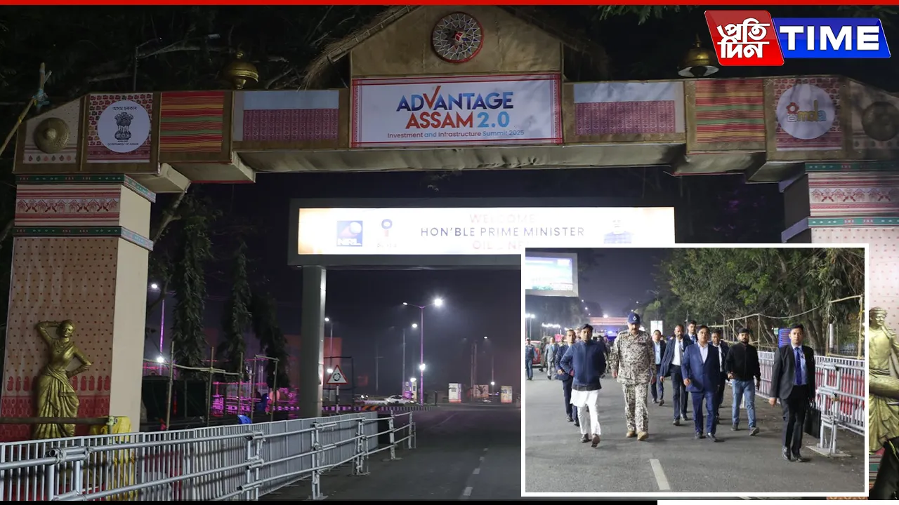 Assam CM Conducts Midnight Inspection in Guwahati Ahead of Grand Events