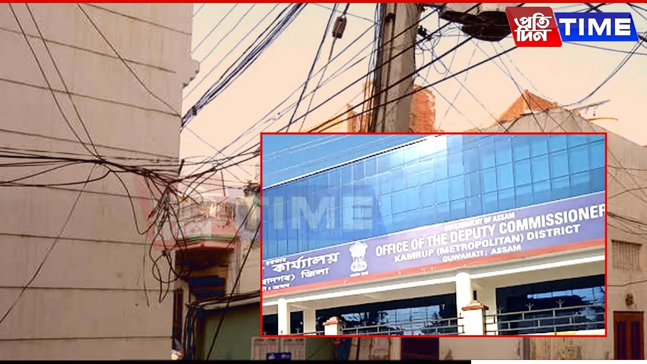 Guwahati: Fresh Order Issued to Remove Hanging Wires Ahead of Major Events